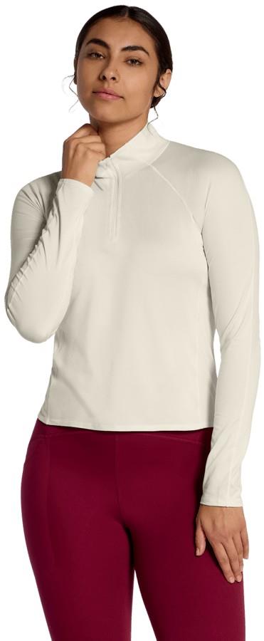 Jaida Quarter Zip - Womens - white dune light heather 1