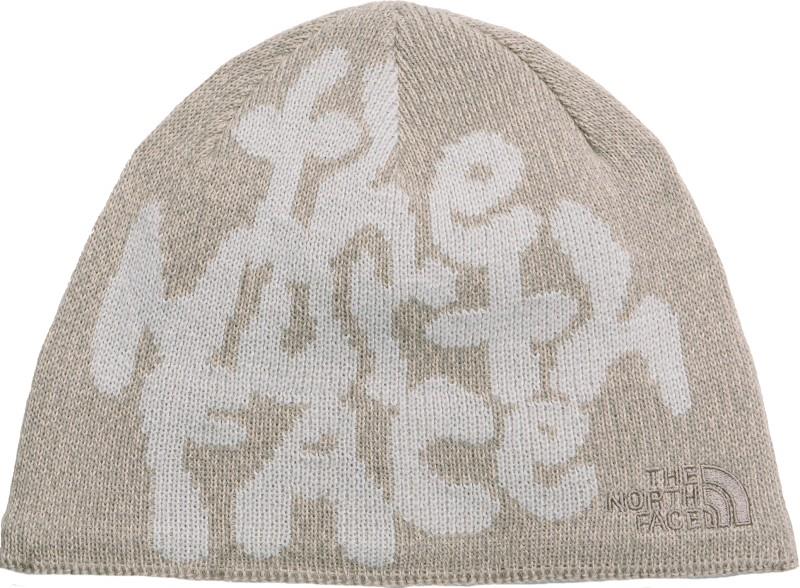 Jim Beanie - stone slab heather / graphic 1