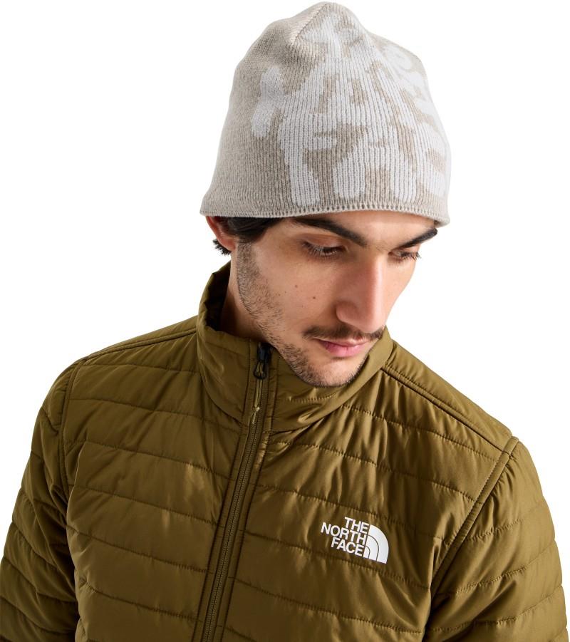 Jim Beanie - stone slab heather / graphic 1