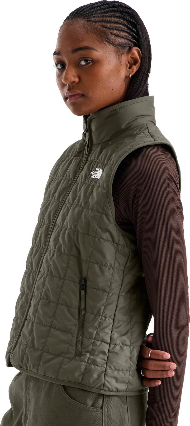 Junction Insulated Vest - Womens - new taupe green 1