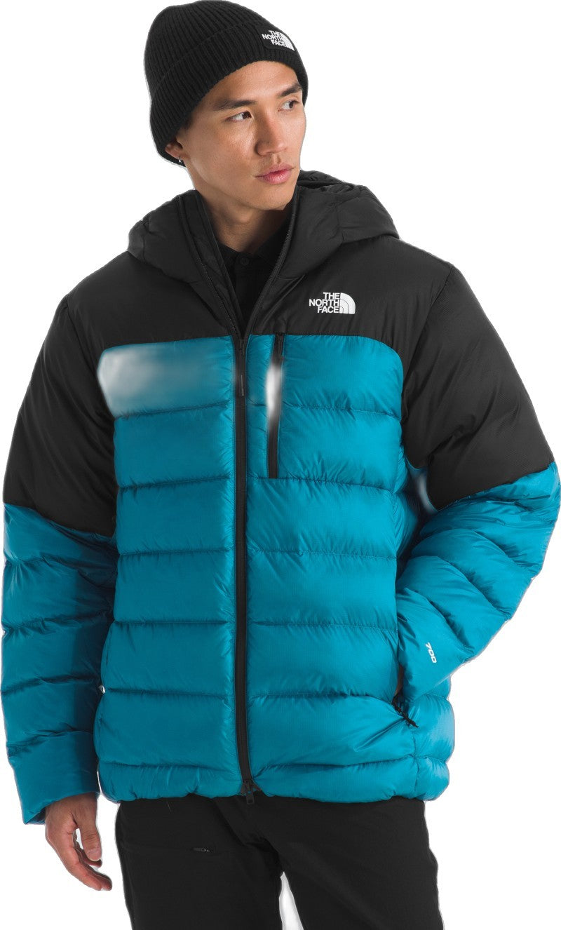 Kalix Down Hoodie - Mens - dusk blue / tnf black 1