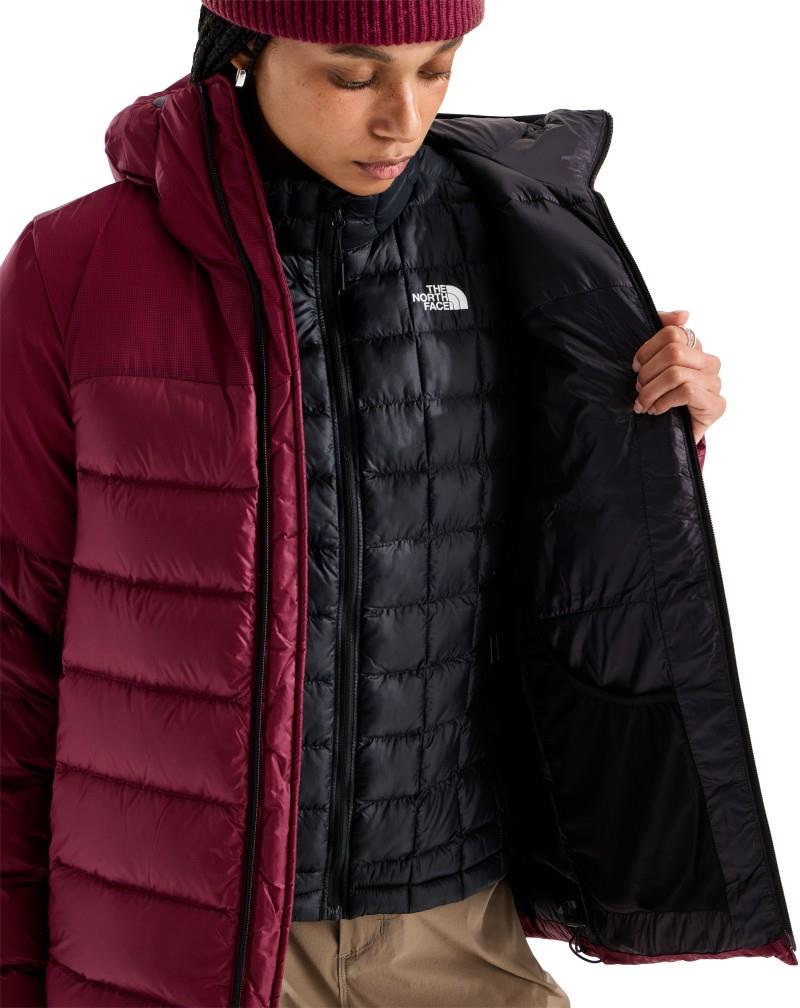 Kalix Down Hoodie - Womens - burgundy crush 1