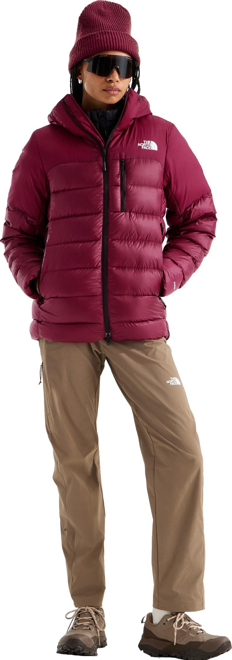 Kalix Down Hoodie - Womens - burgundy crush 1