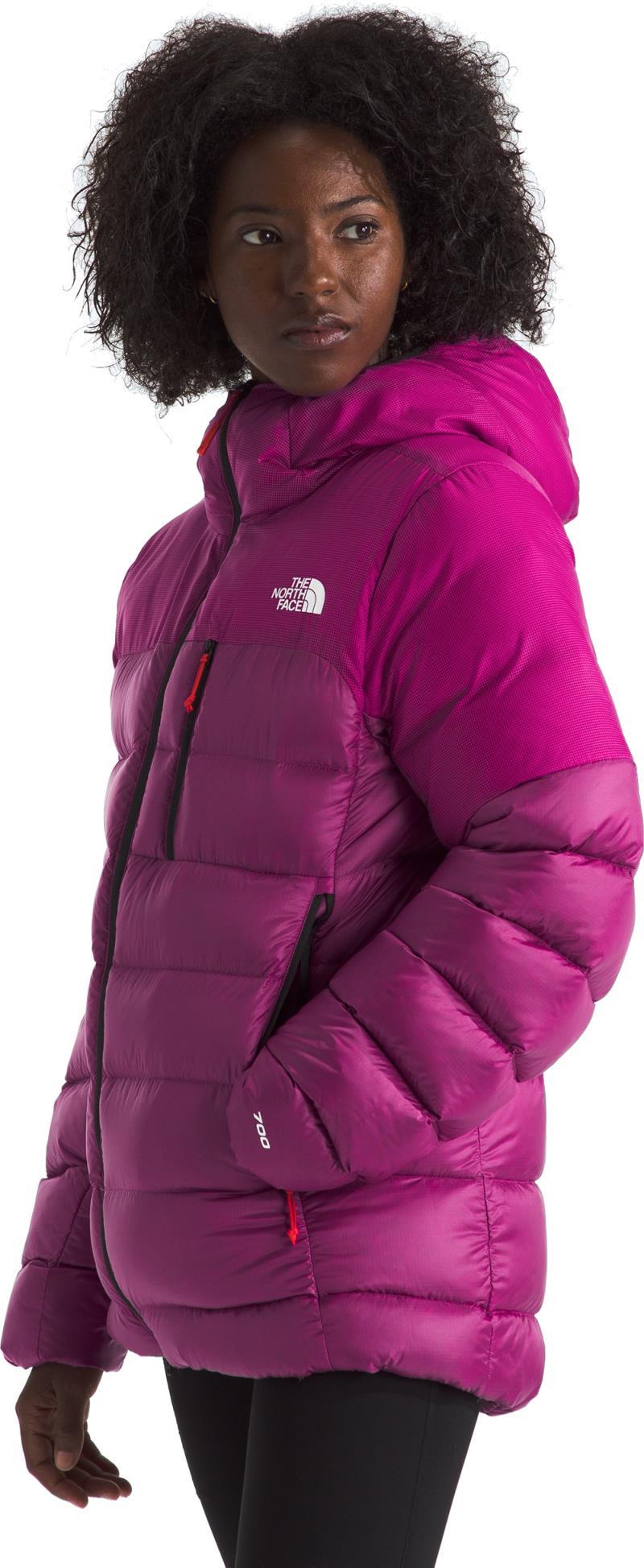 Kalix Down Hoodie - Womens - deep mulberry 1