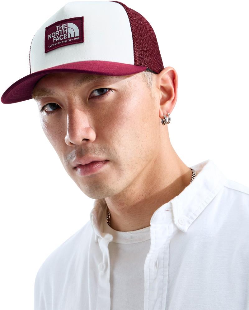 Keep It Patched Trucker - burgundy crush / white dune 1