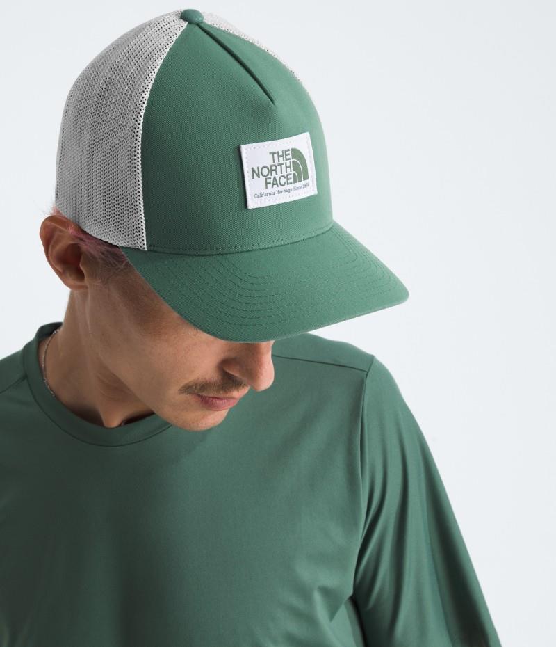 Keep It Patched Trucker - duck green / tnf white 1