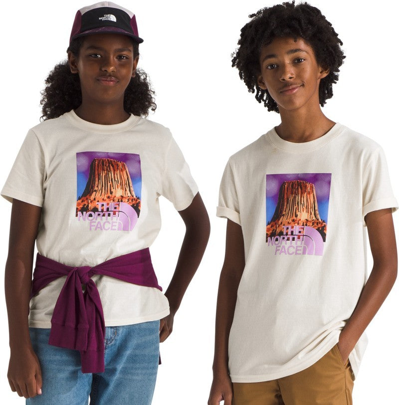 Landscapes Graphic SS Tee - Teen - white dune 1