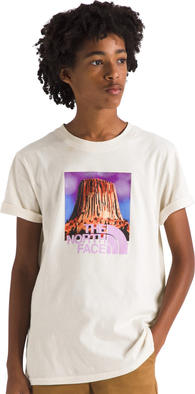 Landscapes Graphic SS Tee - Teen - white dune 1