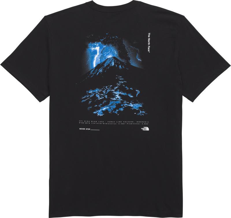 Lava SS Tee - Mens - tnf black / lava 1