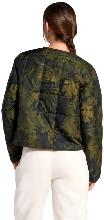 Lhotse LT Insulated Printed Jacket - Womens - woodland green yosemite oak print 1