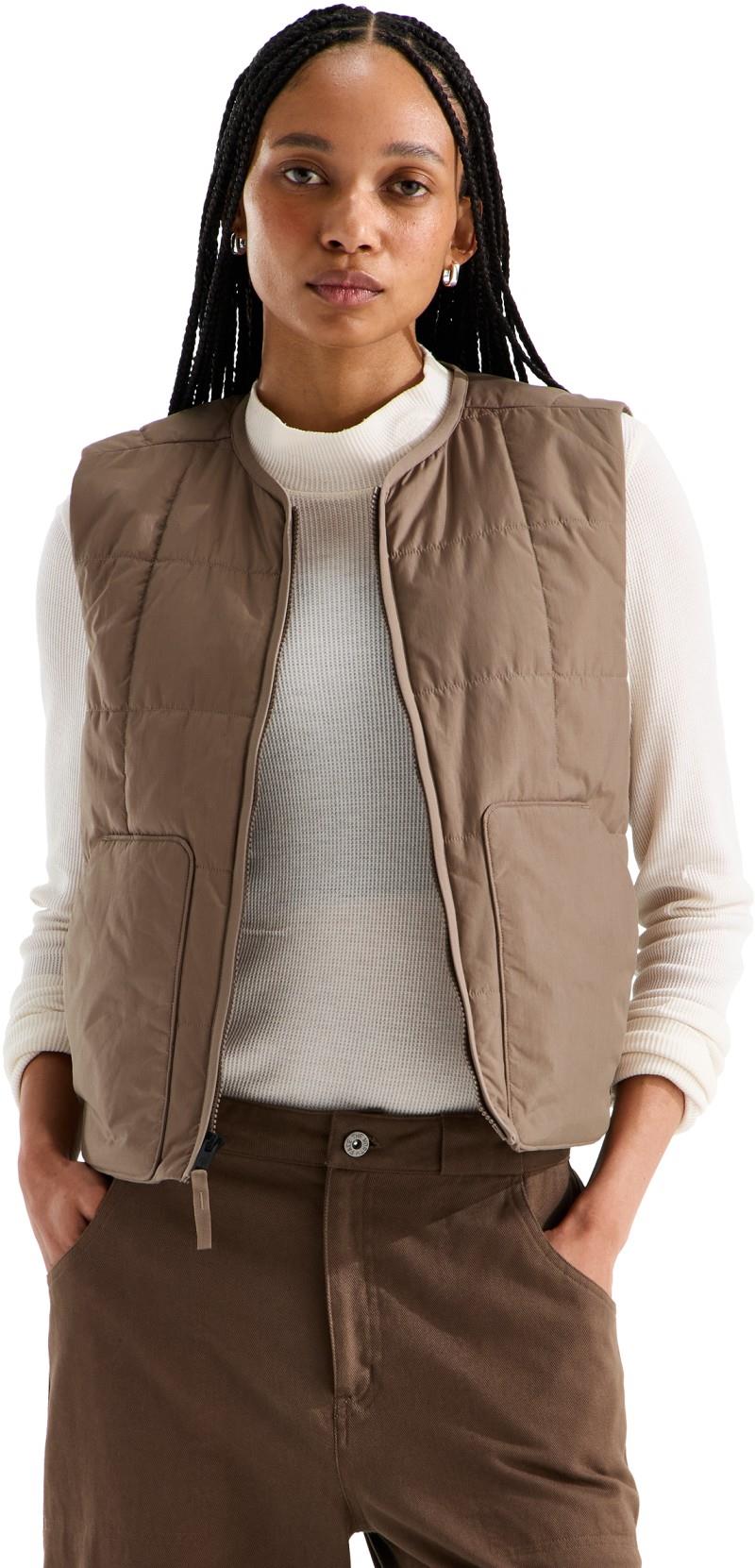 Lhotse LT Insulated Vest - Womens - garnet 1