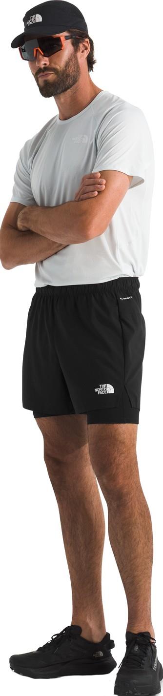 Lightbright 2-in-1 Shorts, 5" Inseam - Mens - tnf black 1
