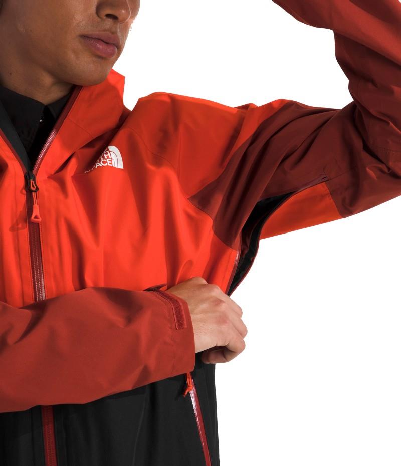 Lightning Zip-In Jacket - Mens - tnf black / iron clay / lava red 1