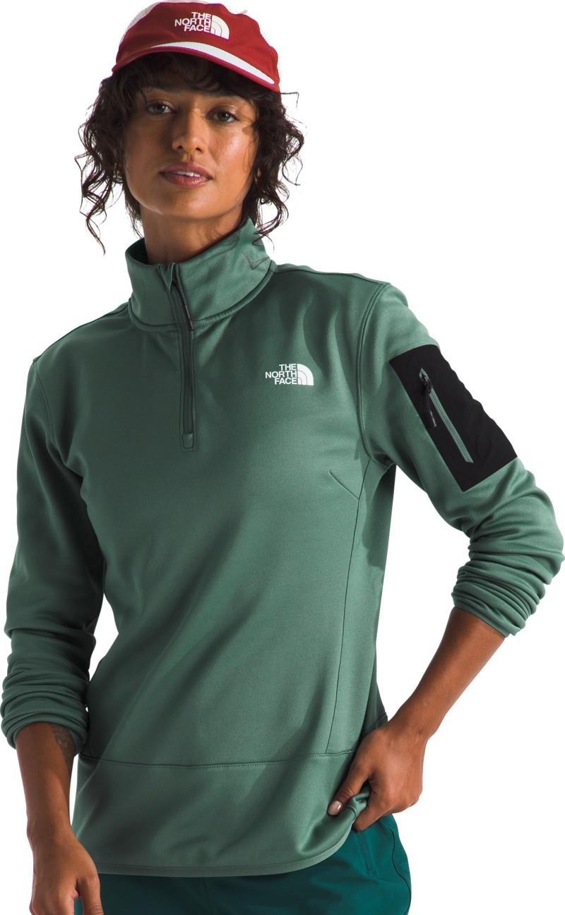 Mistyescape 1/4 Zip Fleece - Womens - duck green / tnf black 1