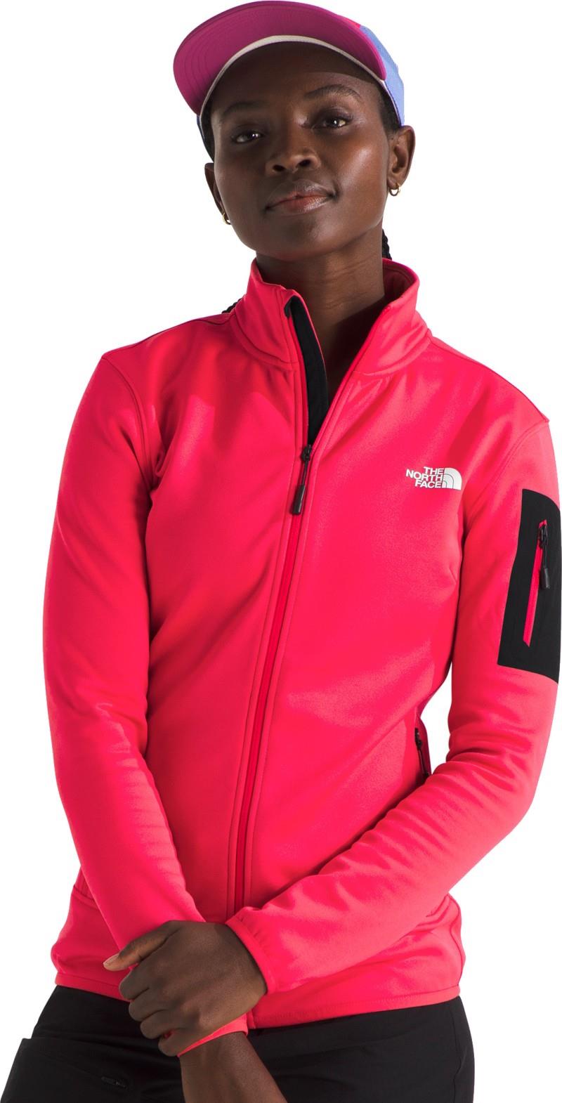 Mistyescape Fleece - Womens - hibiscus / tnf black 1