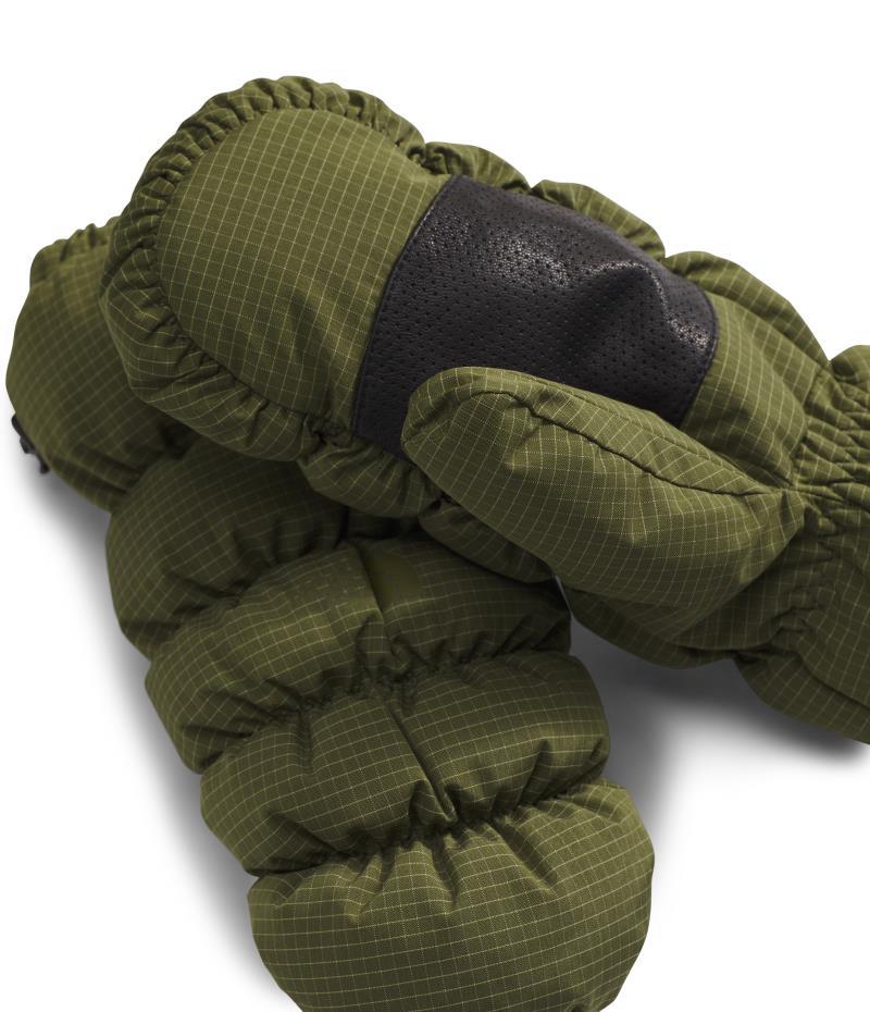 Montana Puffer Mitts - forest olive iridescent ripstop 1