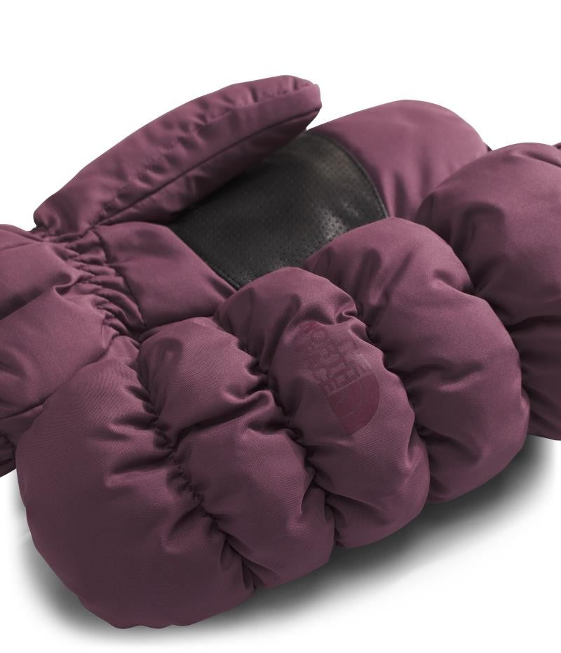 Montana Puffer Mitts - midnight mauve 1
