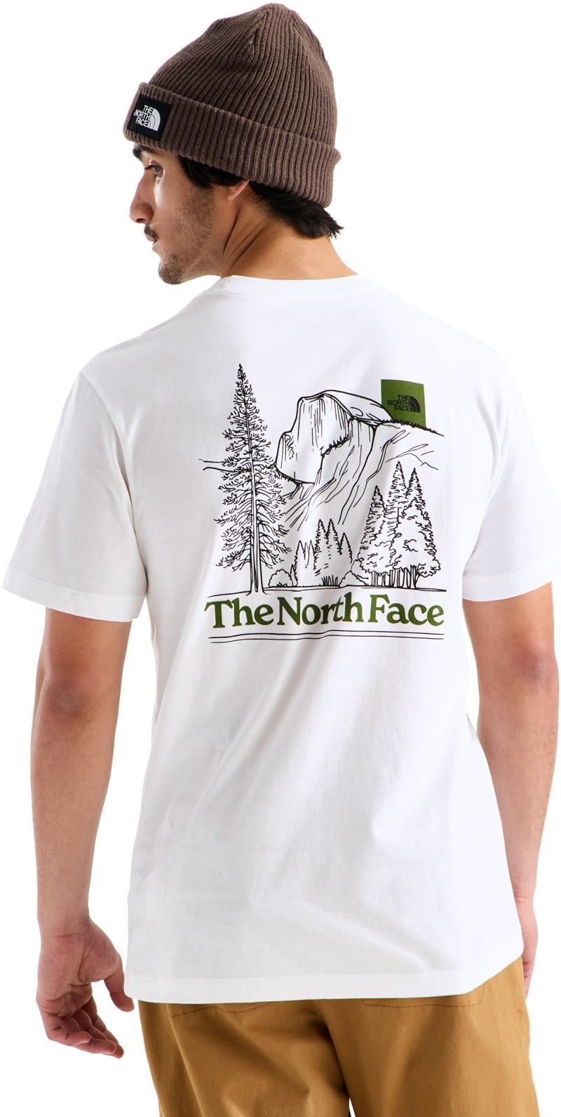 Monte Graphic SS Tee - Mens - tnf white 1
