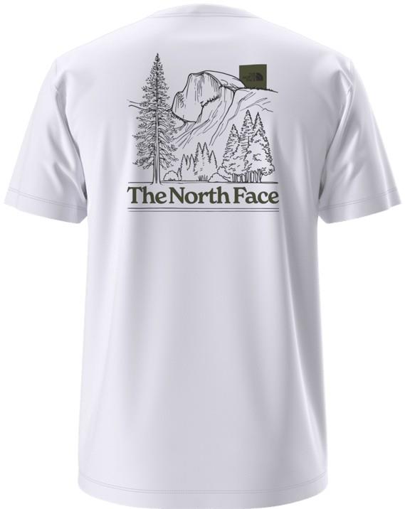 Monte Graphic SS Tee - Mens - tnf white 1