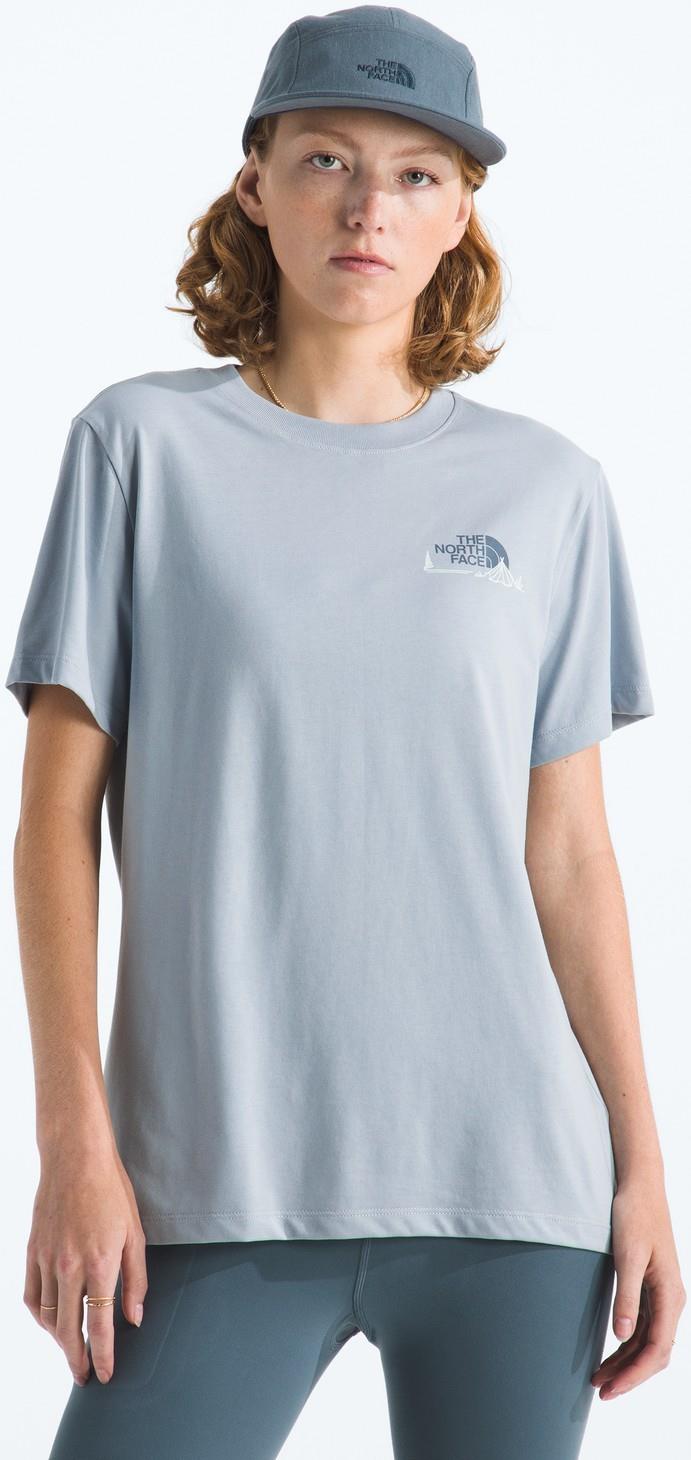 Monte Graphic SS Tee - Womens - frost grey 1