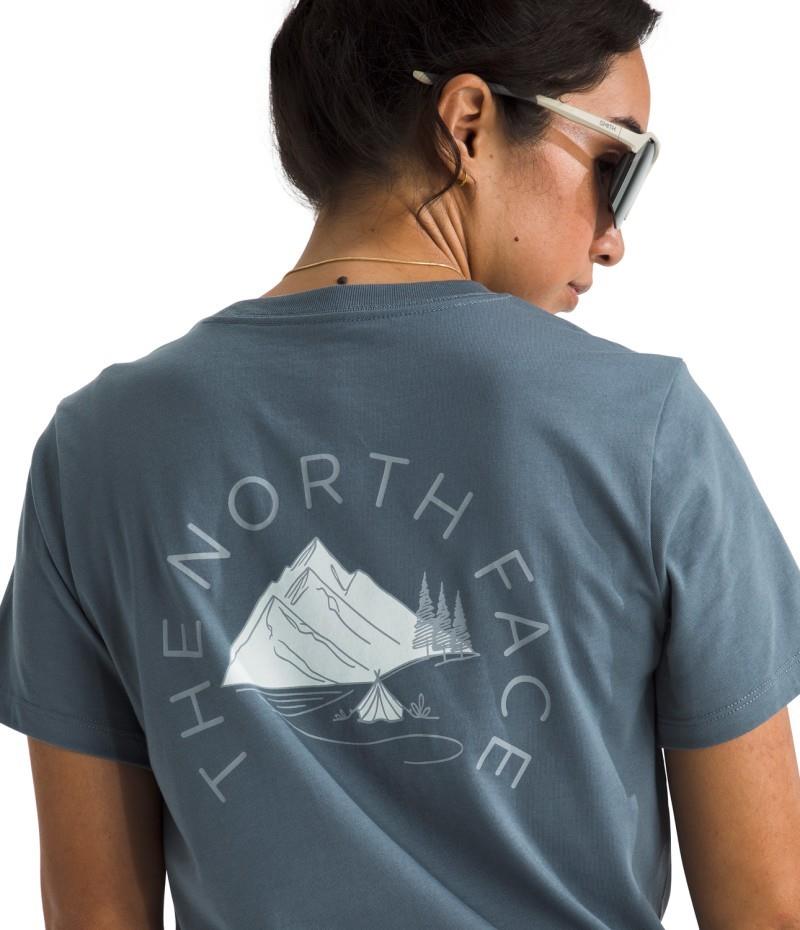 Monte Graphic SS Tee - Womens - granite grey 1