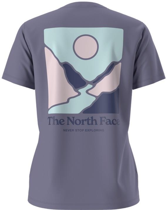 Monte Graphic SS Tee - Womens - grounded plum 1