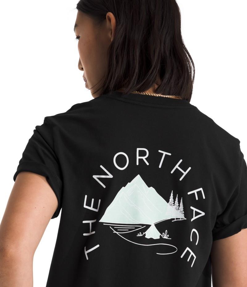 Monte Graphic SS Tee - Womens - tnf black 1