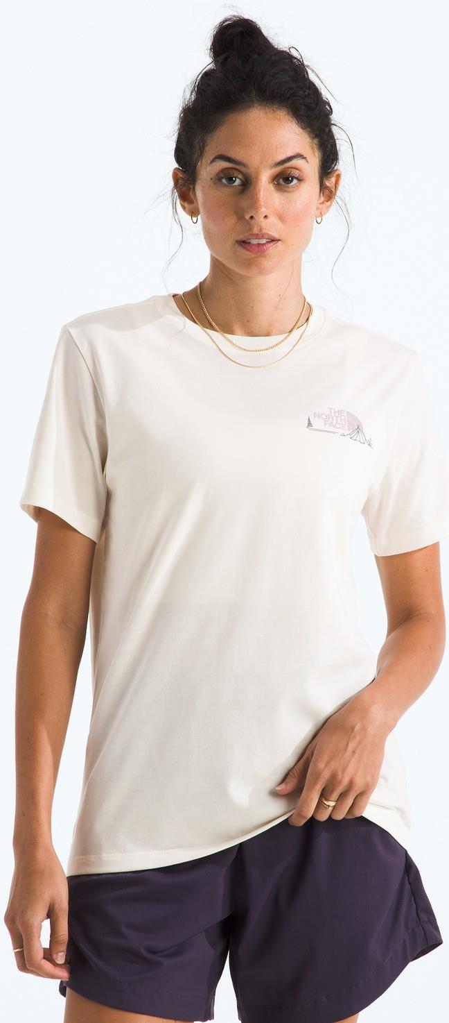 Monte Graphic SS Tee - Womens - white dune 1