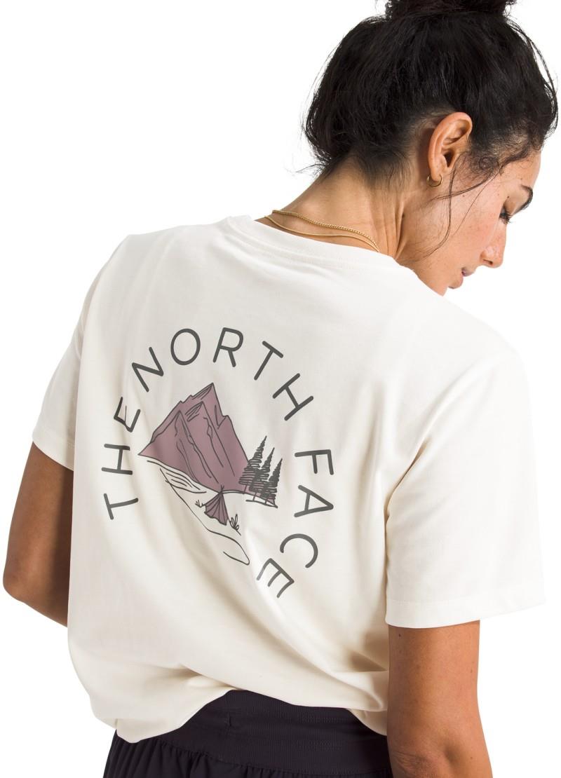 Monte Graphic SS Tee - Womens - white dune 1