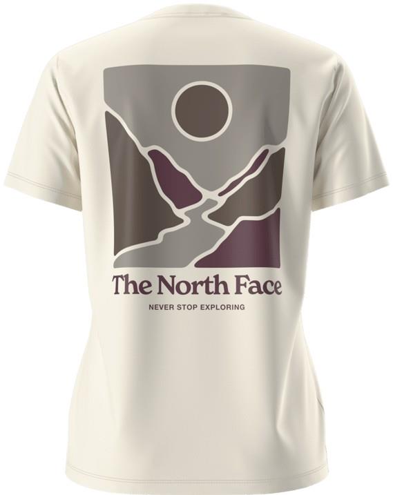 Monte Graphic SS Tee - Womens - white dune 1