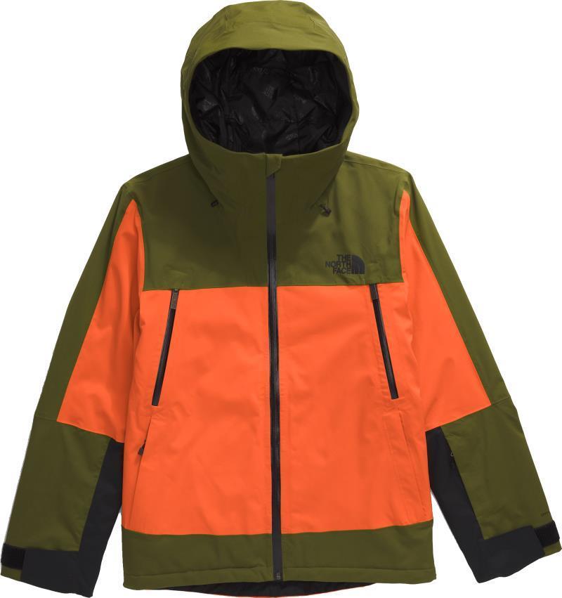 Mount Bre Jacket - Mens - tnf orange / forest olive 1