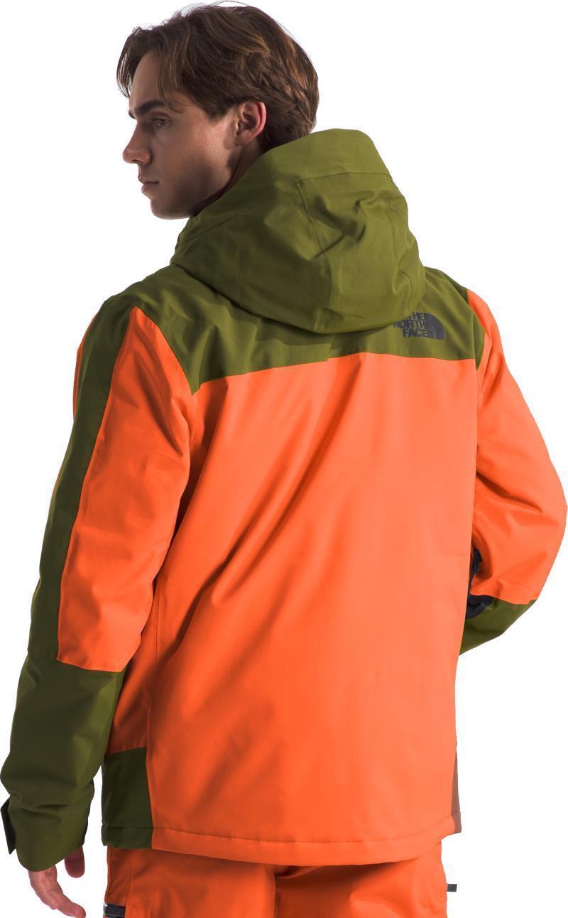 Mount Bre Jacket - Mens - tnf orange / forest olive 1