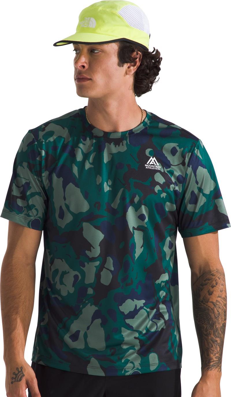 Mountain Athletics 24/7 SS Tee AOP - Mens - deep nori light show print 1