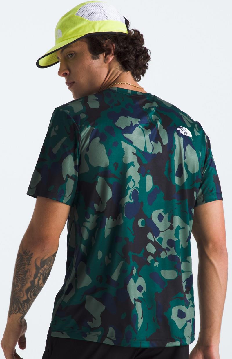 Mountain Athletics 24/7 SS Tee AOP - Mens - deep nori light show print 1
