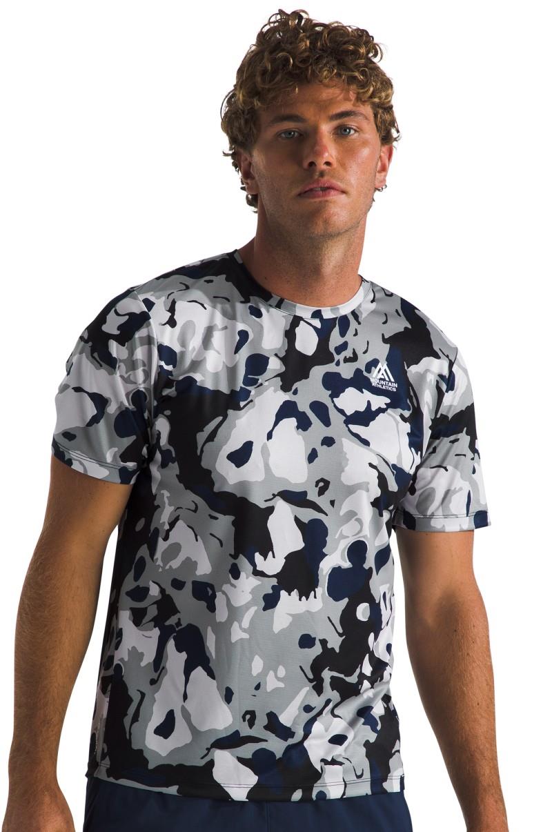 Mountain Athletics 24/7 SS Tee AOP - Mens - tnf black light show print 1