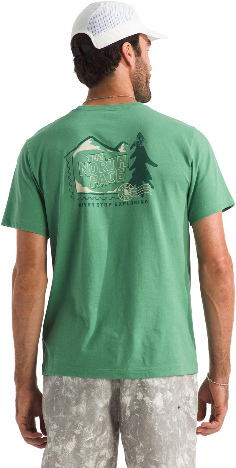 Mountain Stamps SS Tee - Mens - dimmed algae 1