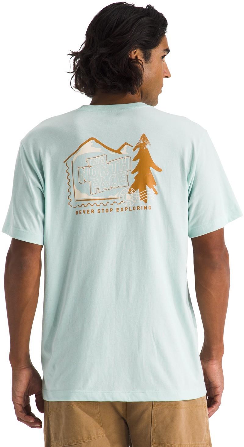 Mountain Stamps SS Tee - Mens - opal frost 1