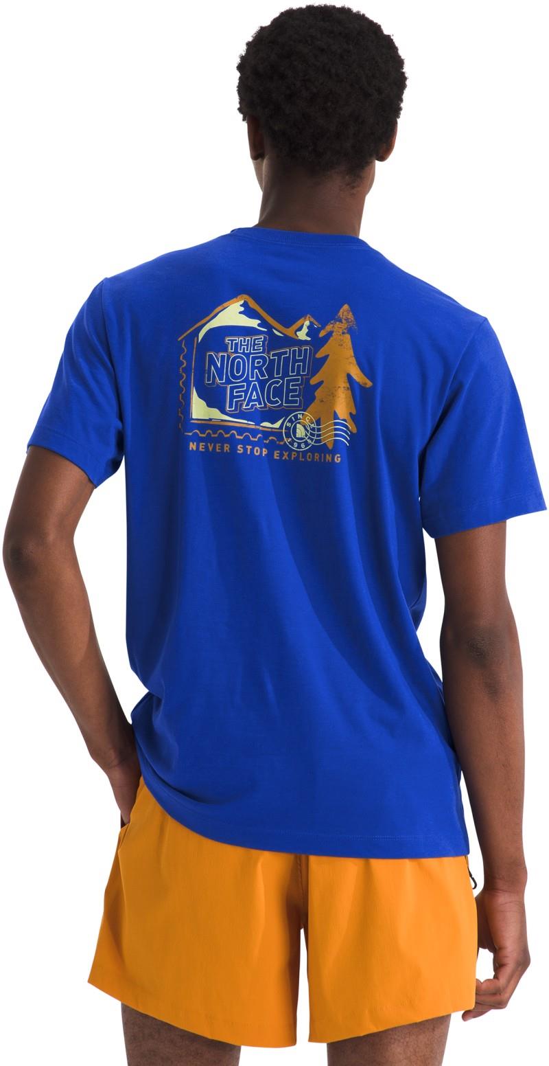 Mountain Stamps SS Tee - Mens - tnf blue 1