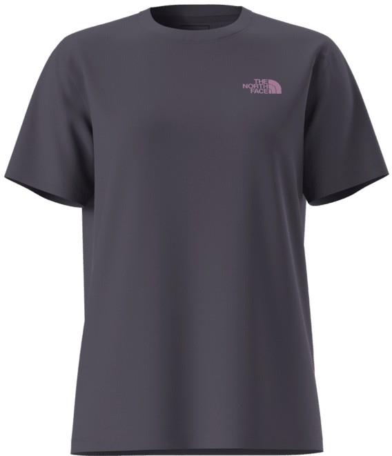 Mountain Stamps SS Tee - Womens - endless dusk 1
