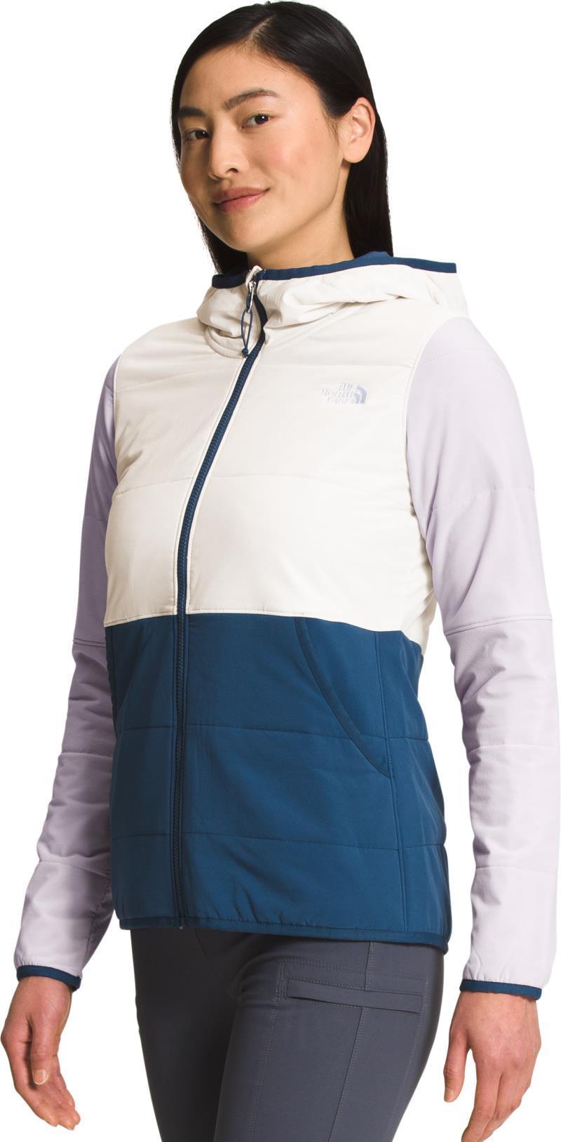 Mountain Sweatshirt Hoodie - Womens - gardenia white / lavender fog / shady blue 1