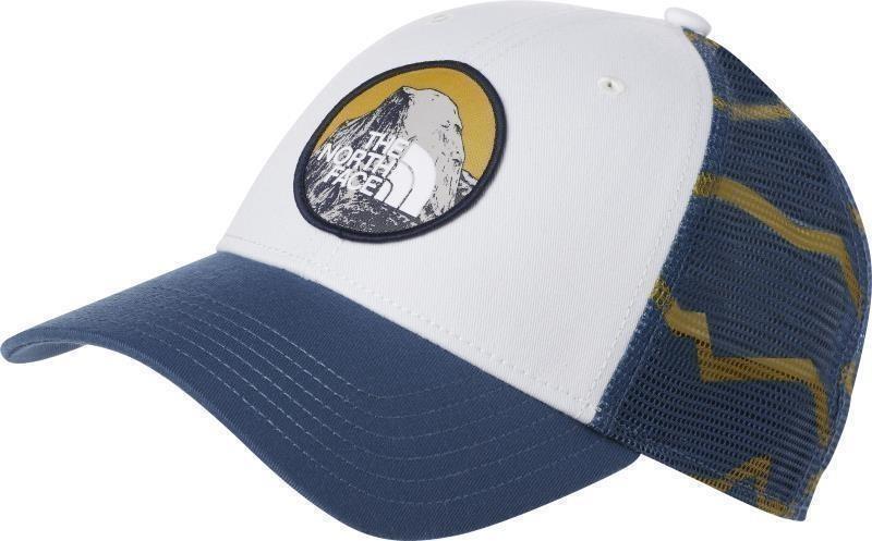 Mudder Trucker - tnf white / shady blue linear mountains print / gr 1