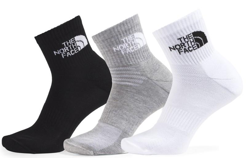 Multisport Cush Quarter Socks - 3 Pack - black assorted 1