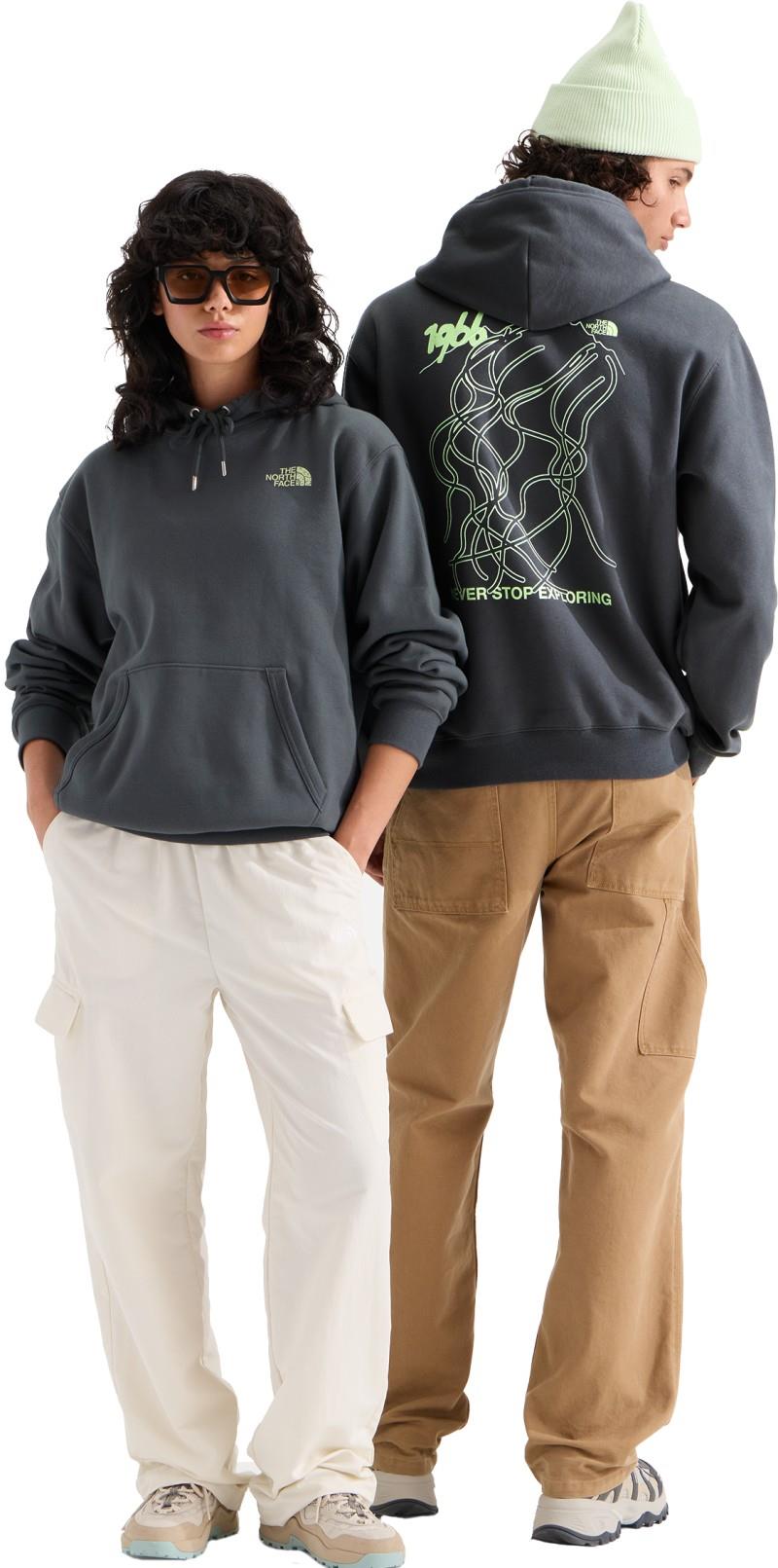 NSE Slopes Graphic Hoodie - Unisex - anthracite grey 1