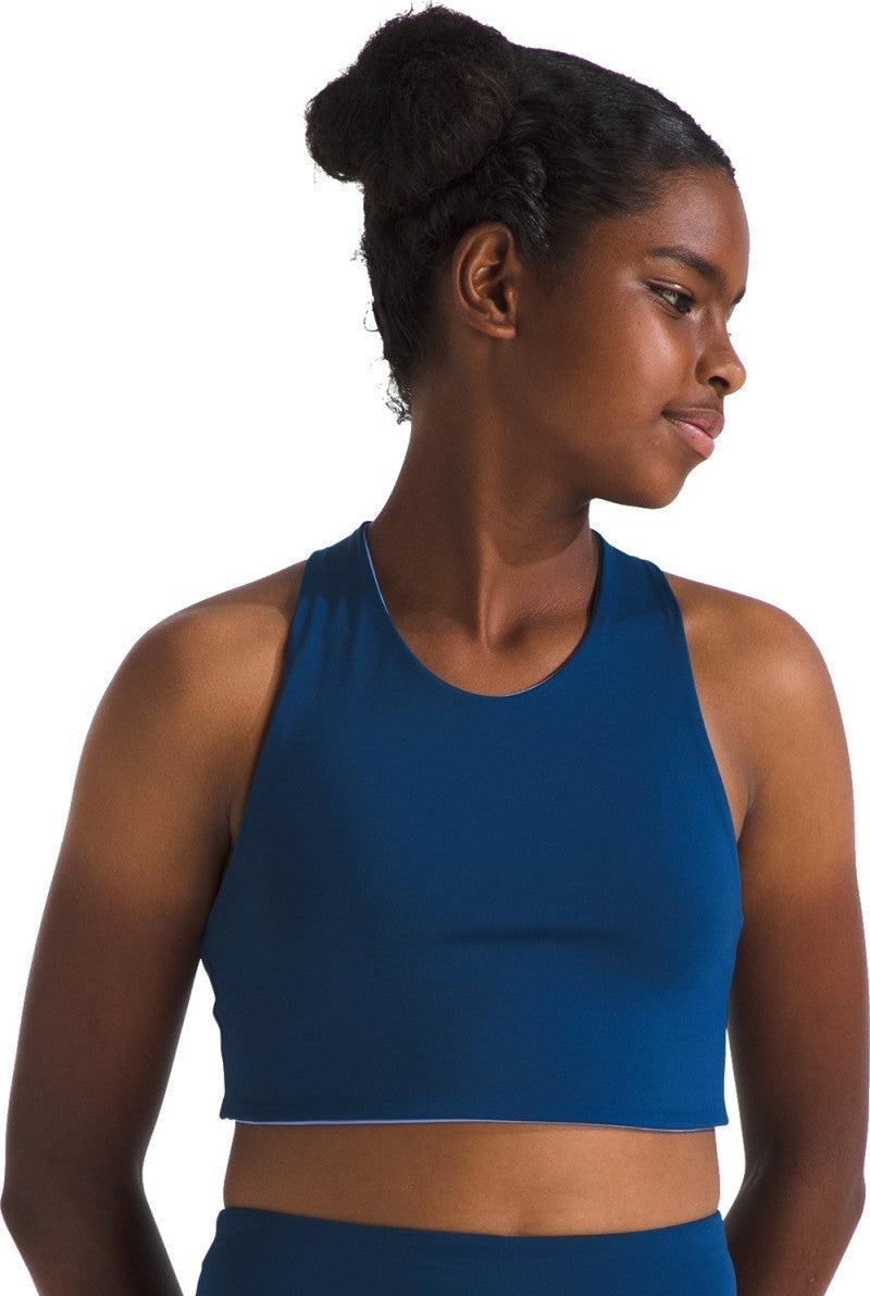 Never Stop Reversible Tanklette - Girls - estate blue / virtual blue 1