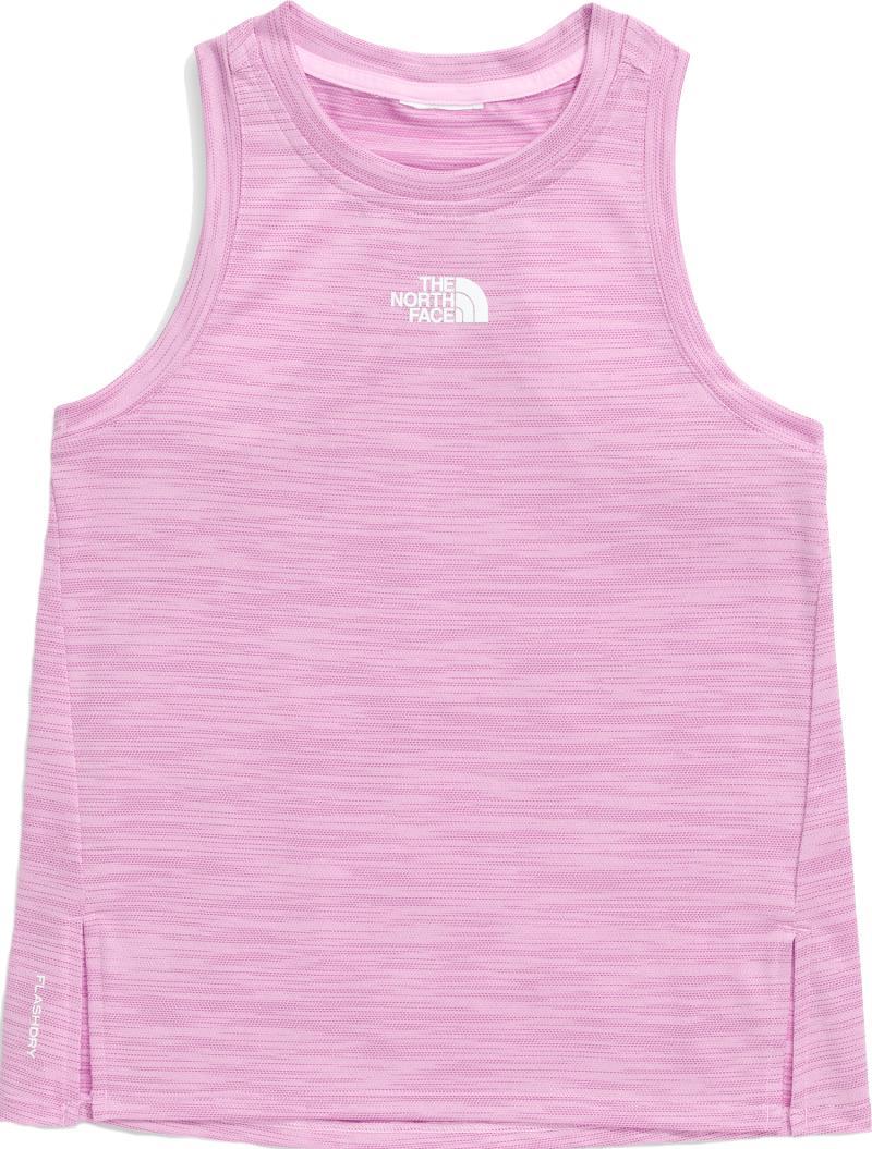 Never Stop Tank - Girls - cyber pink heather 1
