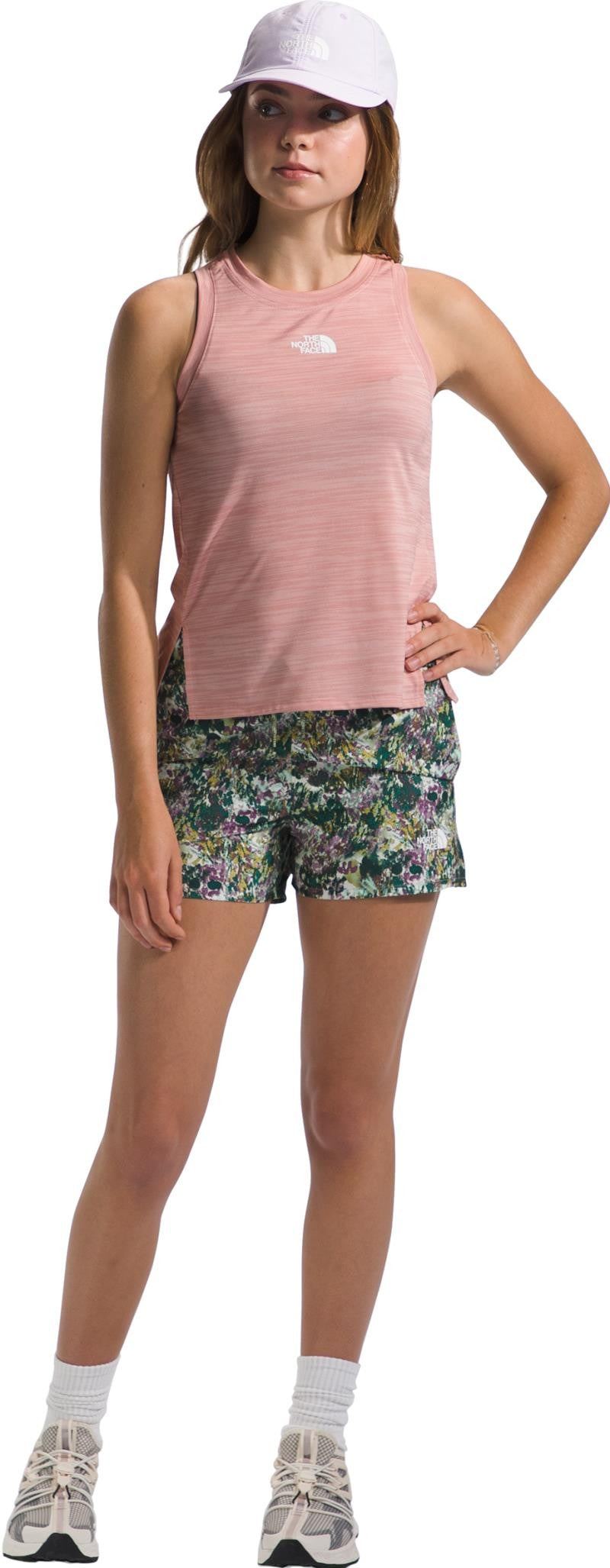 Never Stop Tank - Girls - pink moss 1
