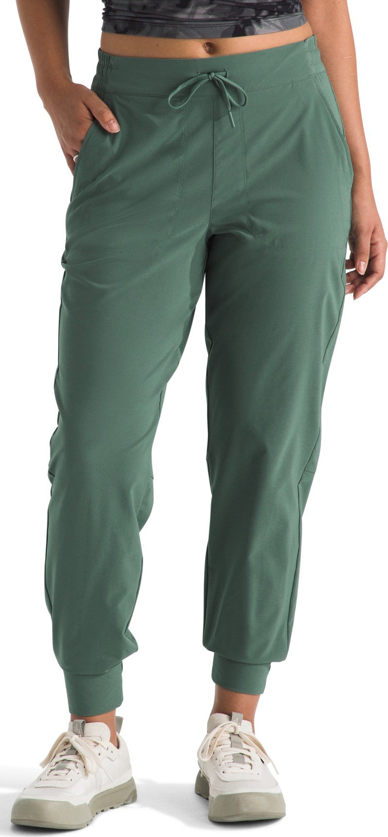 Never Stop Wearing Joggers - Womens - duck green 1