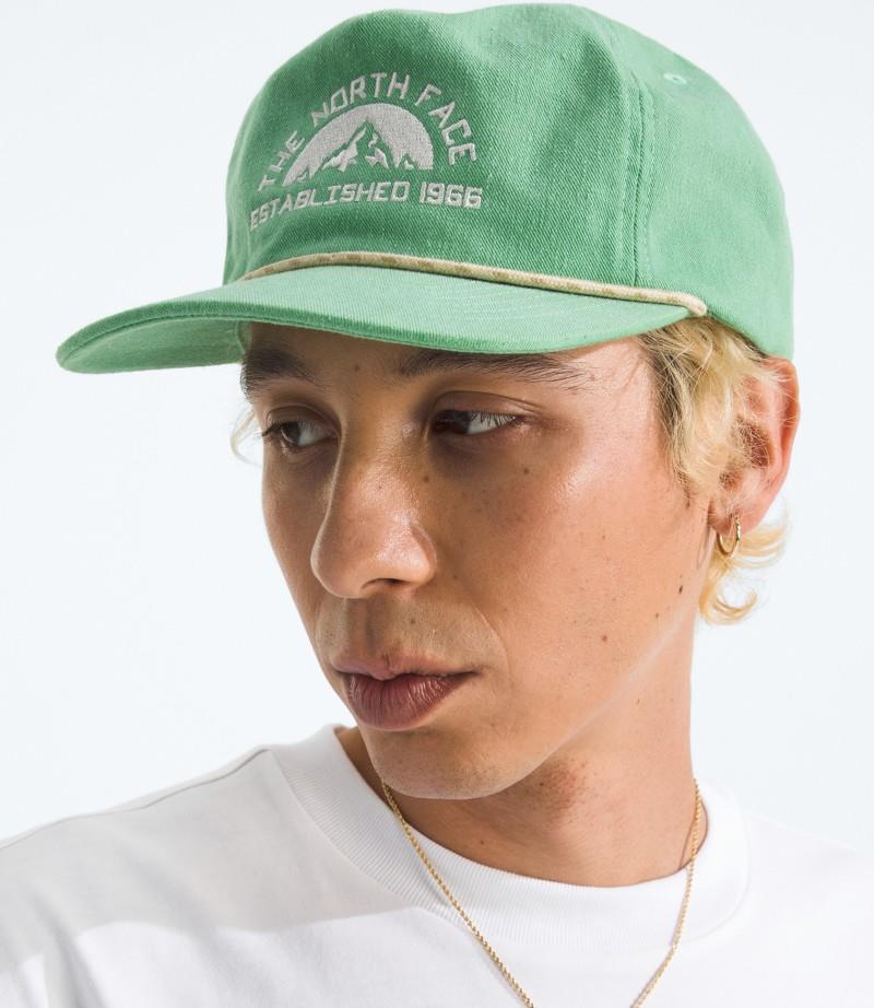 Norm 5-Panel Hat - dimmed algae / est 1966 graphic 1