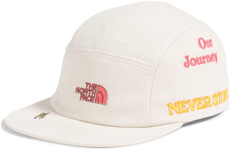 Norm Camp Hat - white dune / raw undyed / graphics 1