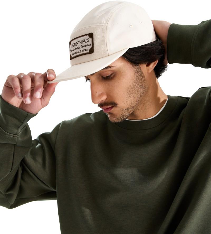 Norm Camp Hat - white dune / raw undyed / mountaineering patch 1